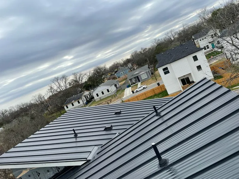 Standing seam metal roof panels with vents for Skylight Repair in Gaffney